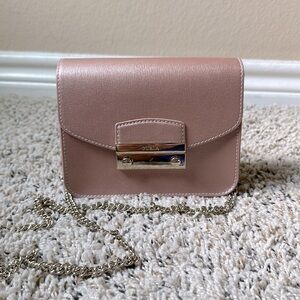 NWOT Furla Julia mini Bag pink
